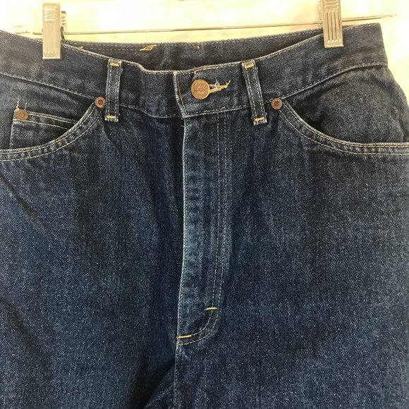 Vintage LEE  High Rise "Mom" Style Jeans raw edge - Picture 3 of 9
